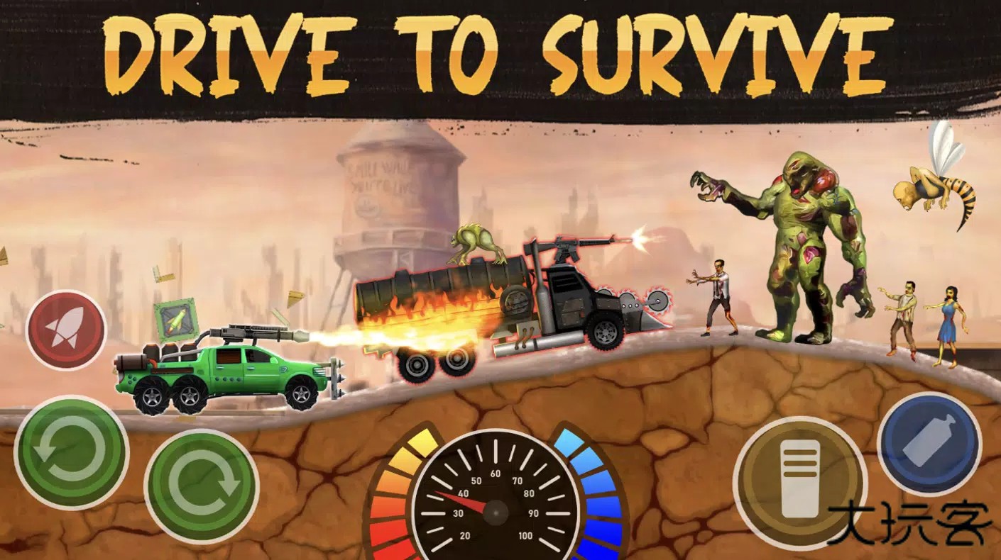 僵尸碰撞赛车安卓版