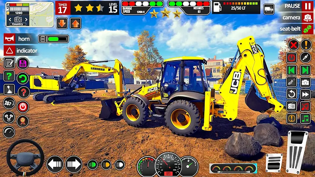 挖沙机JCB卡车下载 v7