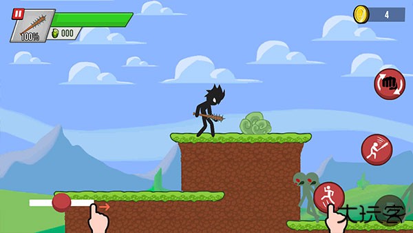 火柴人大战僵尸