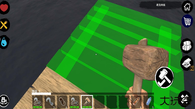 木筏求生海洋探险