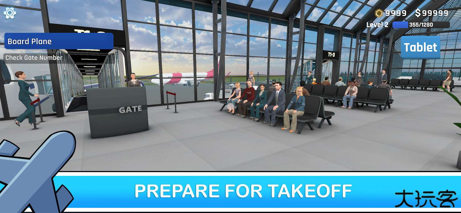 机场乘务员模拟器下载 v0.3