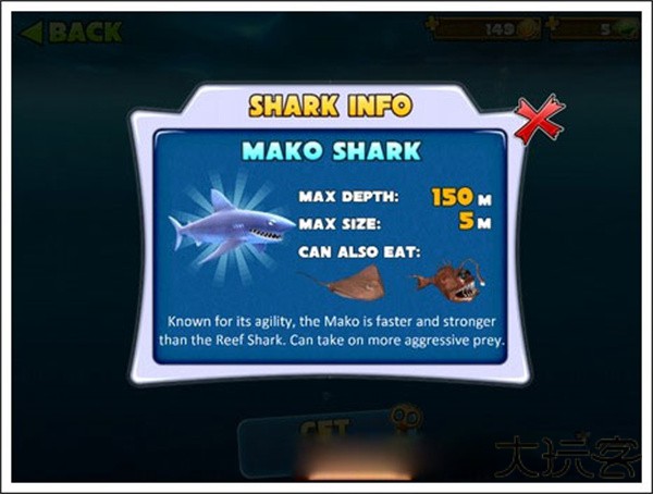 饥饿的鲨鱼进化