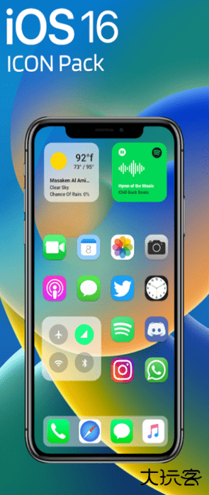 仿ios16锁屏软件下载安装(iCenter Locker)