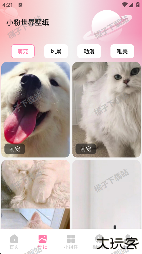 小粉世界壁纸手机版下载