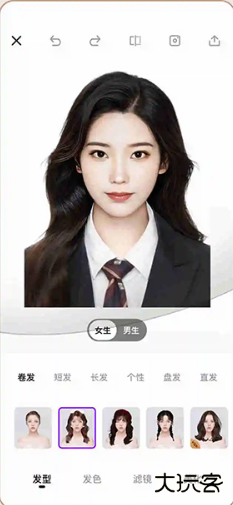 换发型测脸型软件
