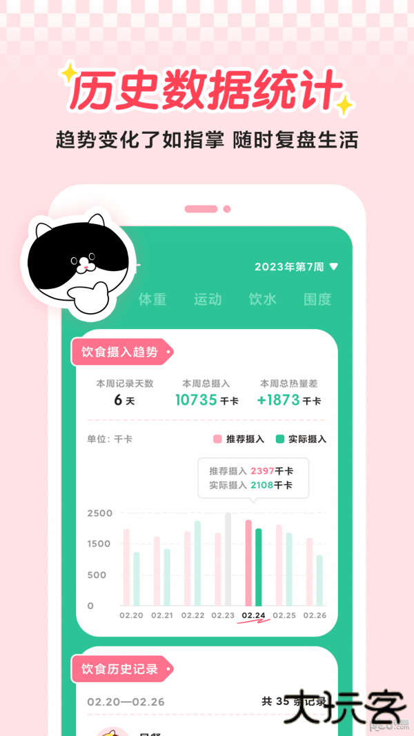 喵轻饮食管理app下载 v2.0.1