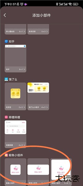 鲸鱼小组件(Whale Widget)