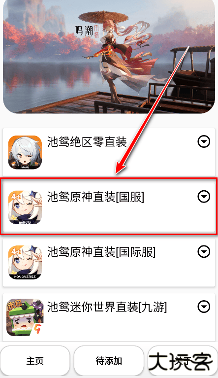 池鸳原神启动器