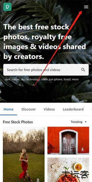 pexels免费素材网怎么设置中文截图1
