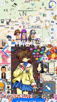 世界地图涂鸦像素画wplace下载