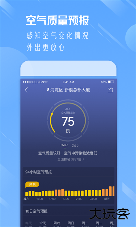 天气通天气预报APP
