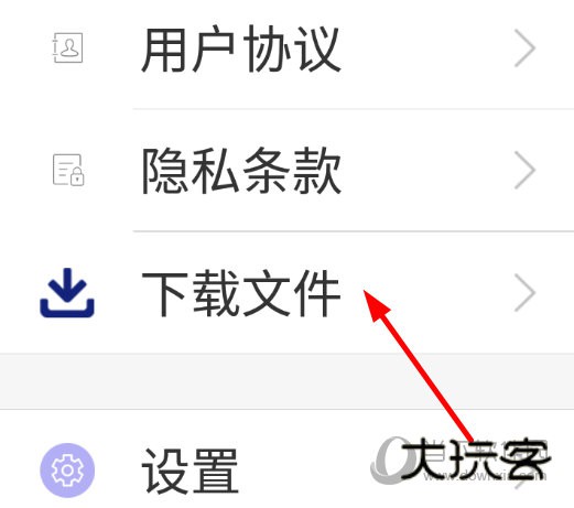 点击“下载文件”选项