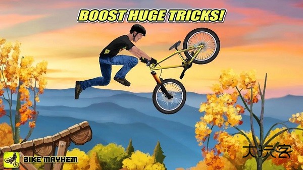 山地自行车赛手机版(bikemayhem)