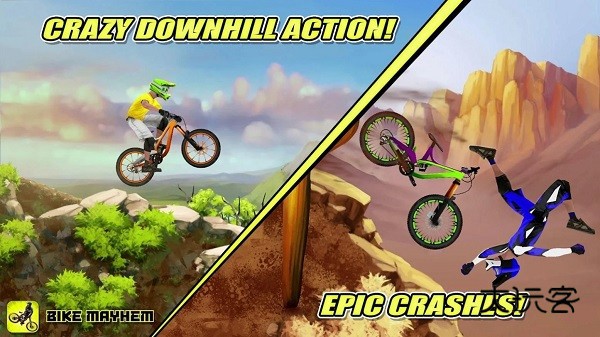 山地自行车赛手机版(bikemayhem)