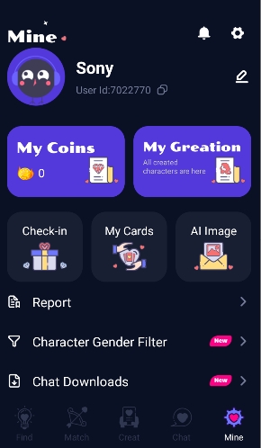 crazygirl ai原版免费手机虚拟聊天应用v3.0.3