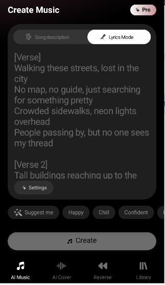 mytunes安卓苹果双端歌曲生成器v2.2.6