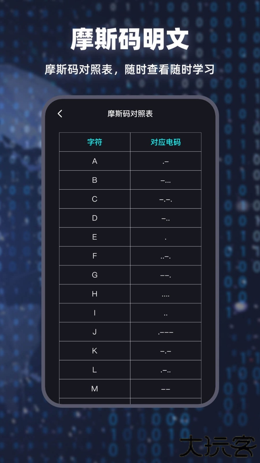 摩斯密码输入法键盘