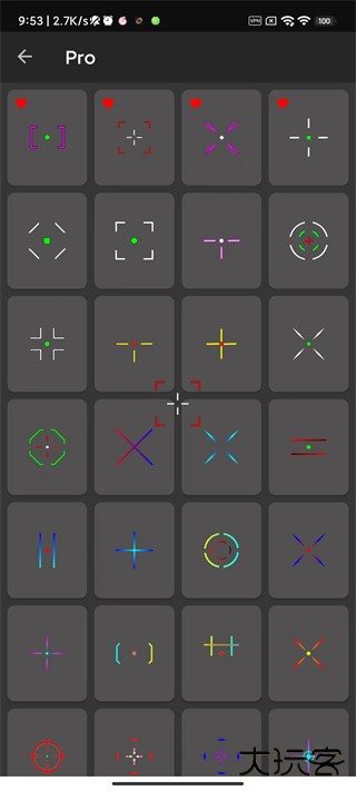 十字准星瞄准器