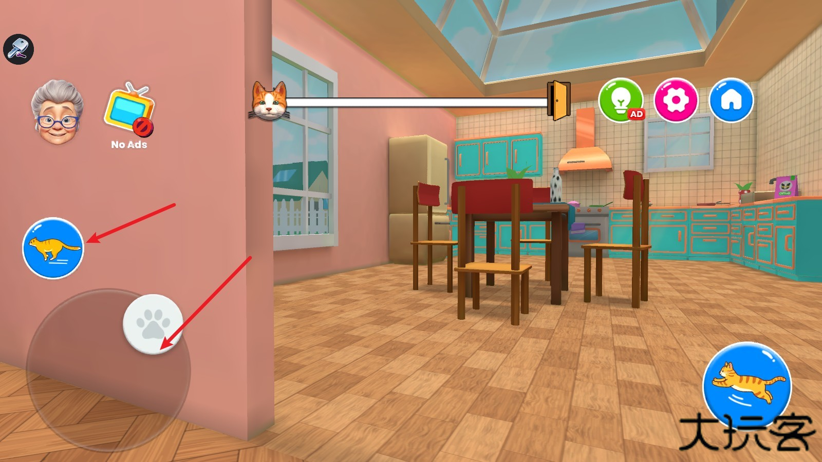 捣蛋猫和瞌睡奶奶的快乐生活