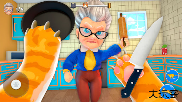 捣蛋猫和瞌睡奶奶的快乐生活最新版下载