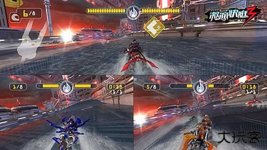 激流快艇3官方正版手游障碍赛三星通关攻略截图3