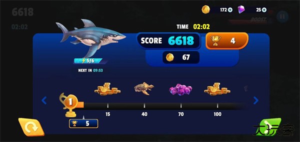 饥饿鲨史前世界内置菜单版游戏攻略8