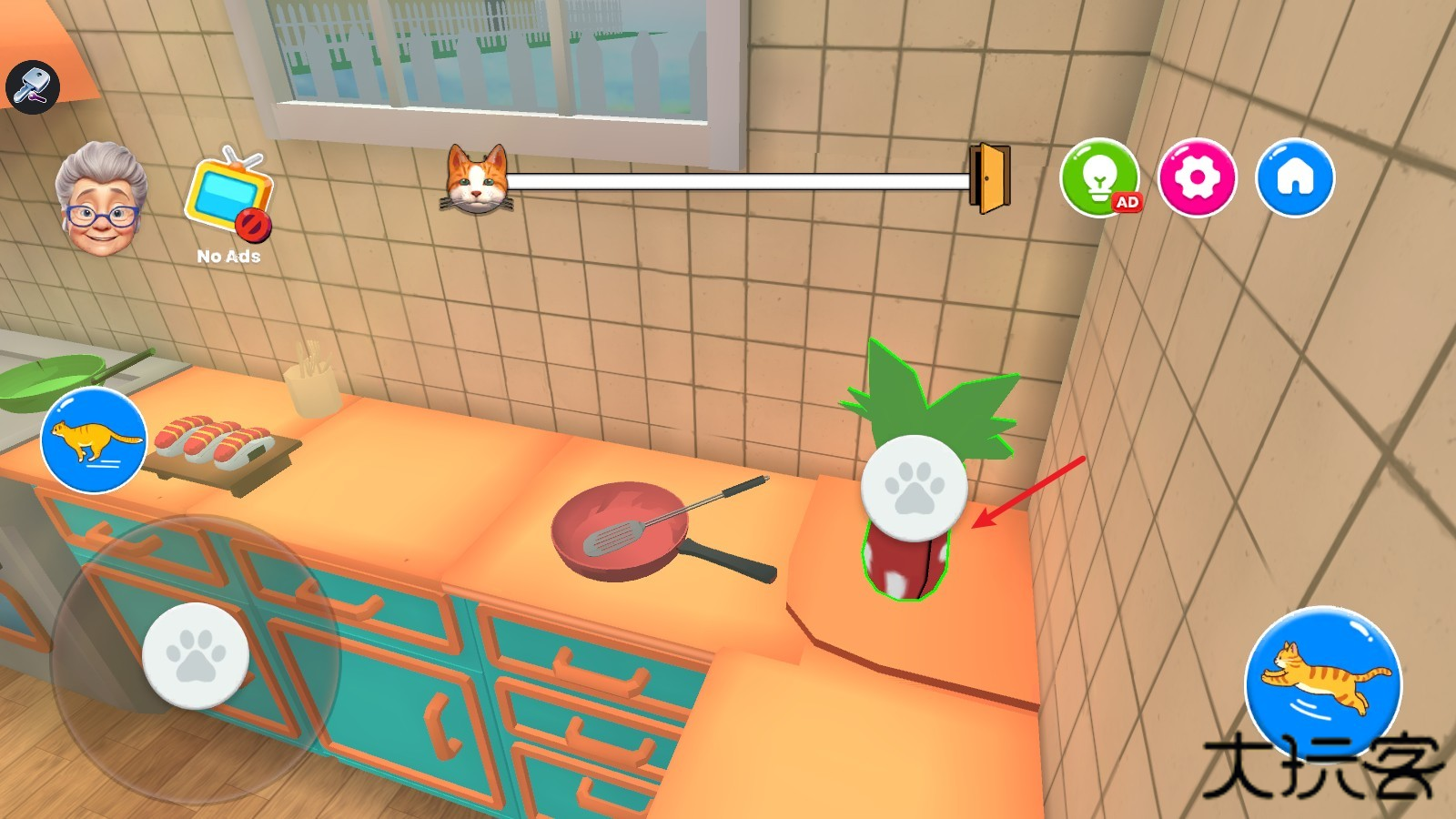 捣蛋猫和瞌睡奶奶的快乐生活