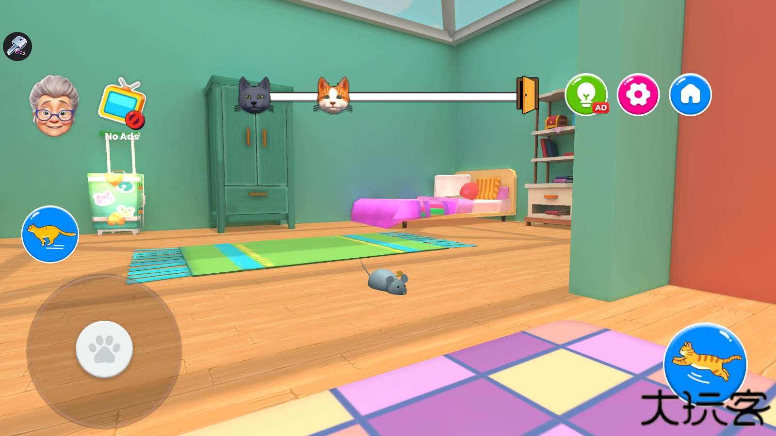 捣蛋猫和瞌睡奶奶的快乐生活最新版下载