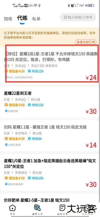 代练丸子打手版