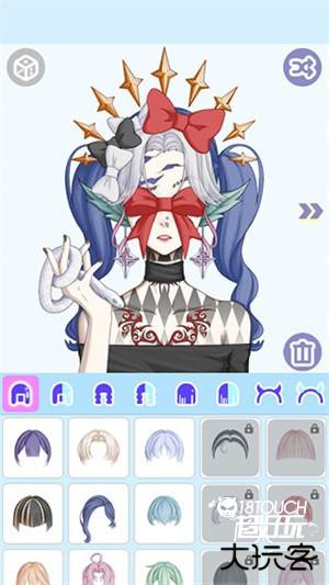 怪物女孩换装免费版怎么玩