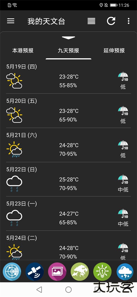 我的天文台最新版(MyObservatory) v5.17安卓版