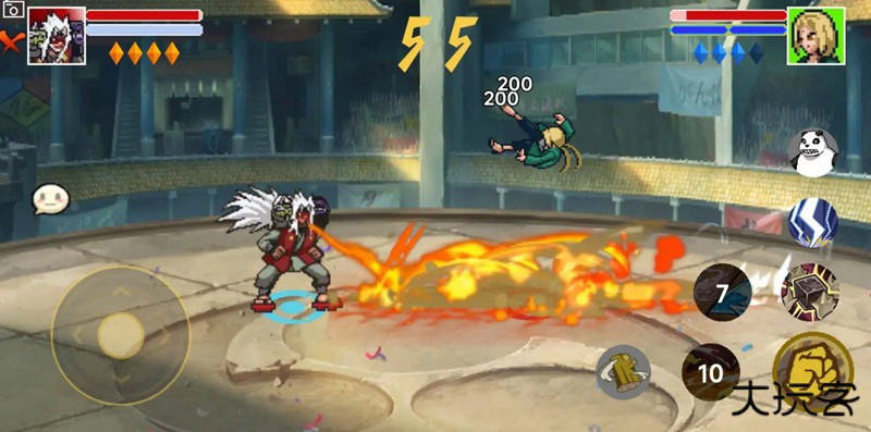 像素火影仙人自来也版