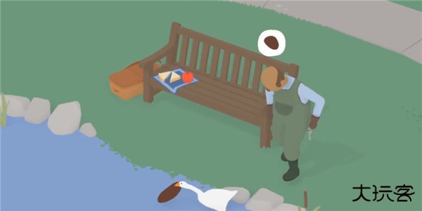 捣蛋鹅模拟器双人联机版怎么让园丁带上帽子5