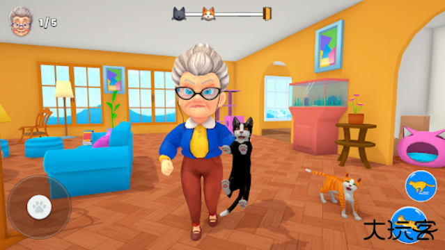 捣蛋猫和瞌睡奶奶的快乐生活最新版下载
