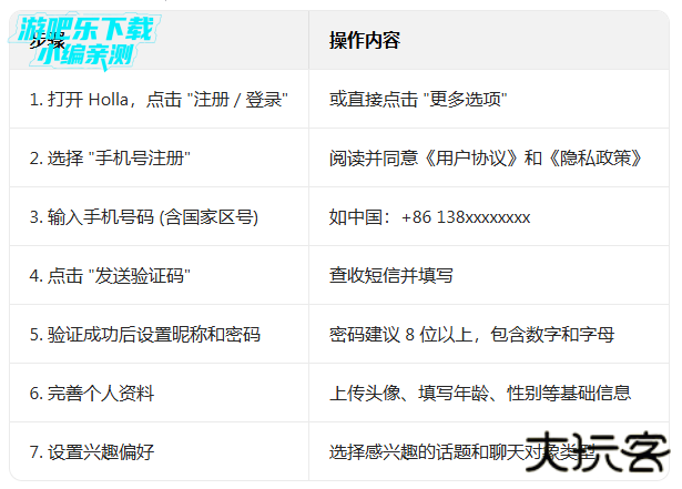 holla国际交友下载