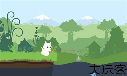 cat goes fishing