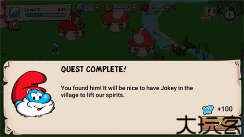 蓝精灵村庄