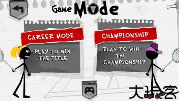 火柴人打羽毛球手机版