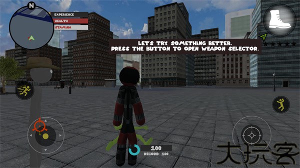 火柴人绳索英雄1