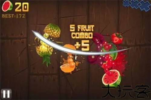 快刀切水果