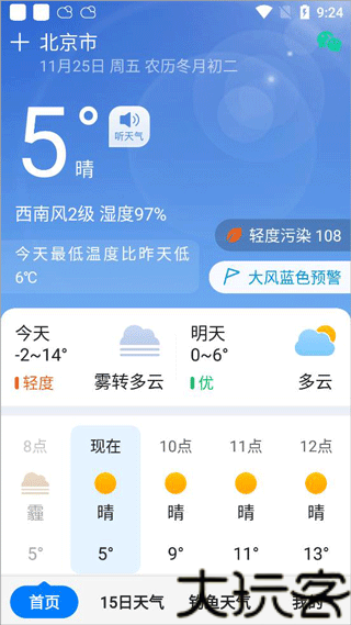 新晴天气
