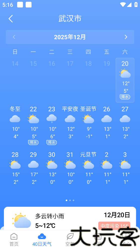 时雨天气