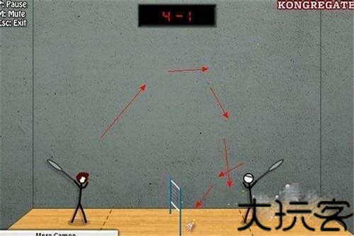 火柴人打羽毛球手机版