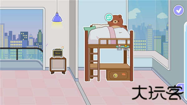 米加小镇雪山树屋