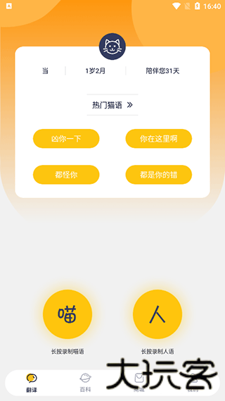猫语翻译器