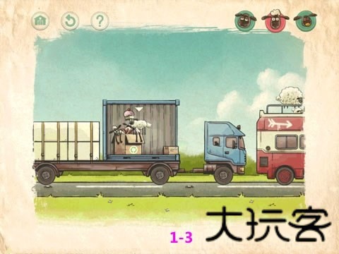 三只小羊回家