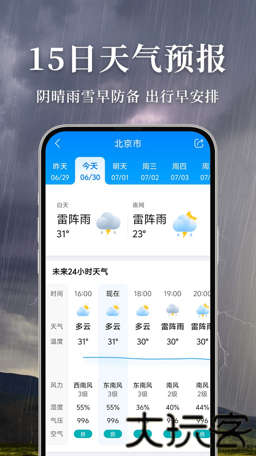 准雨天气